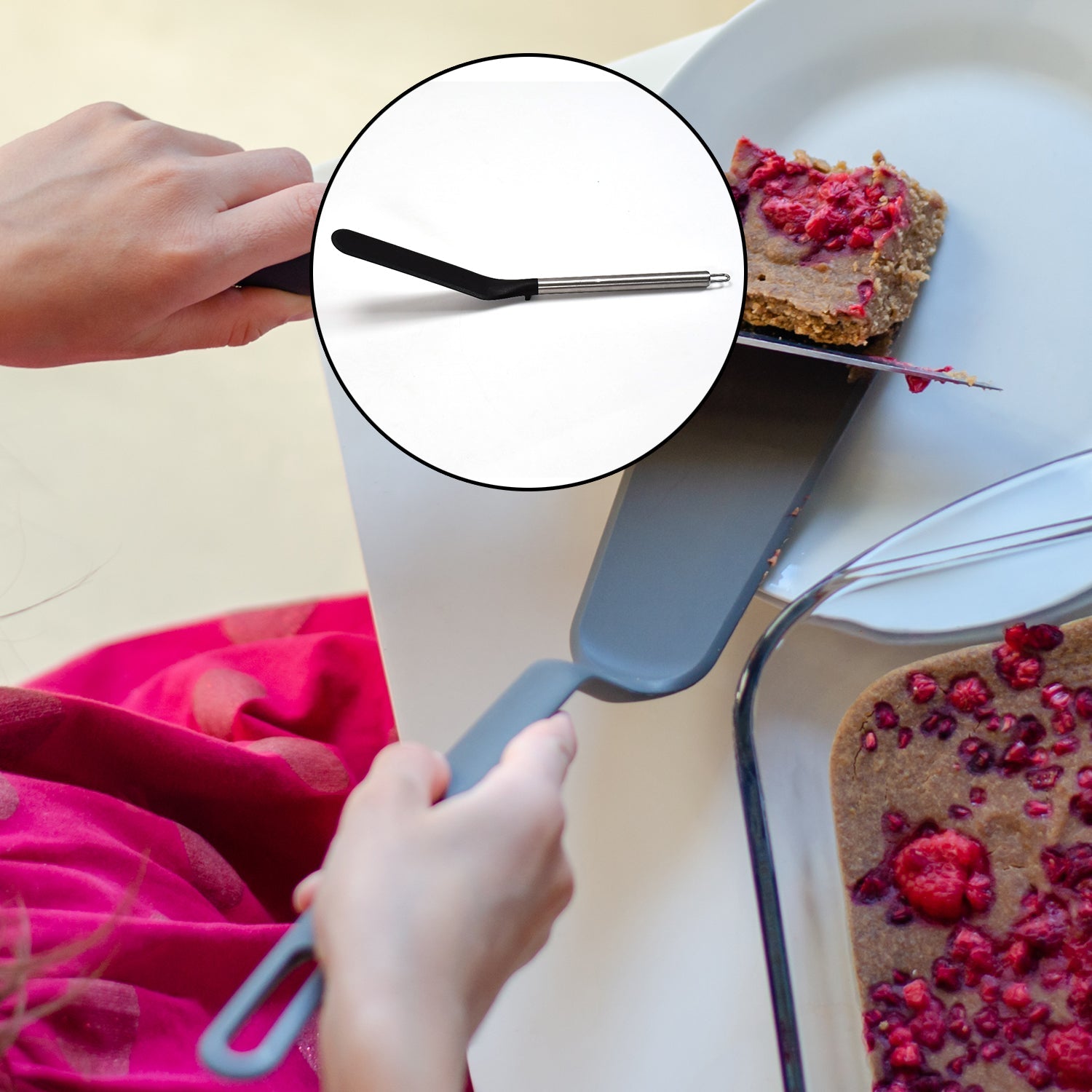 2846 Crepe Spreader and Spatula Kit Pizza Spatula Pancake Turner Scraper Crepe Maker Batter Spreader Nonstick Kitchen Utensils with stainless steel handle DeoDap 2846 Crepe Spreader and Spatula Kit Pizza Spatula Pancake Turner Scraper Crepe Maker Batter Spreader Nonstick Kitchen Utensils with stainless steel handle DeoDap